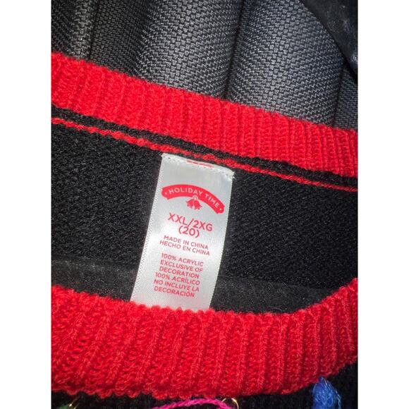 Ugly Christmas Sweater Xmas Size 2XL Llama - Picture 2 of 3